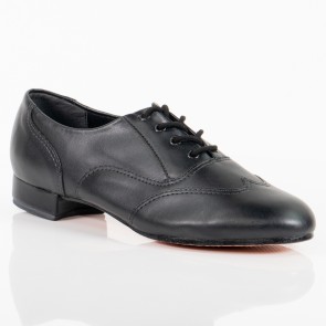SoDanca CH95 Character Dames Dansschoenen Zwart-Wit met Vetersluiting
