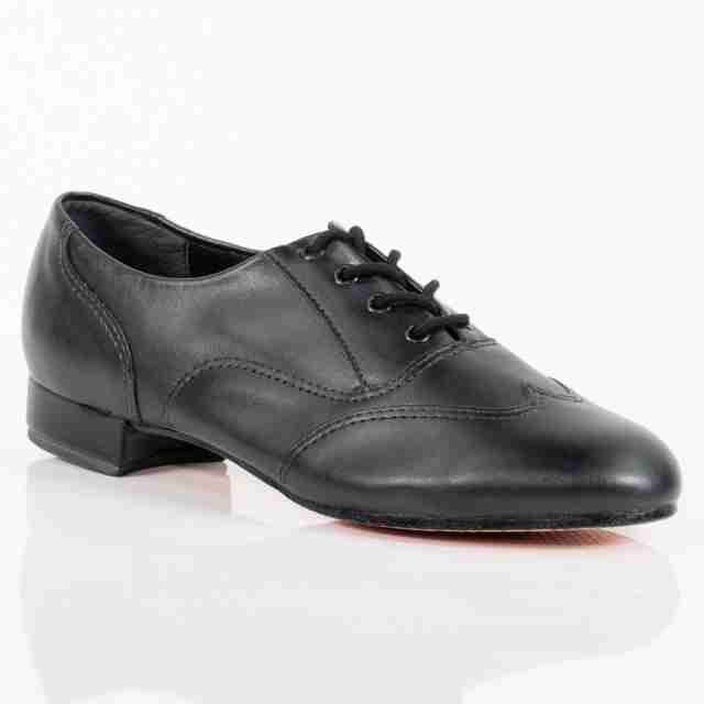 SoDanca CH95 Character Dames Dansschoenen Zwart-Wit met Vetersluiting