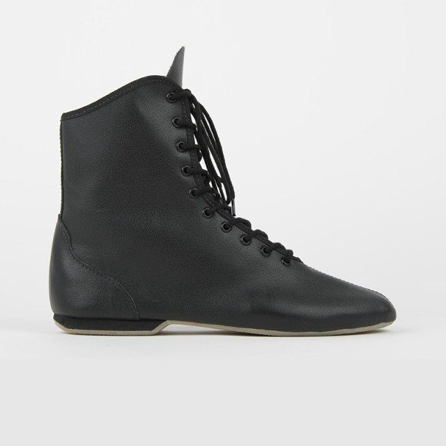 Rumpf Hoge Lederen Danslaarzen 4120 Hit I met vetersluiting rubberen zool