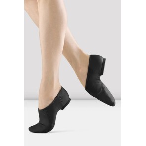 Bloch S0495 neo jazzschoenen elastische sluiting lage hak