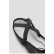 Bloch S0203 dames leren balletschoenen kruis bandjes zwart elastiek 