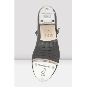 Bloch BL302L tapschoenen voor dames bandje over wreef zwart onderkan