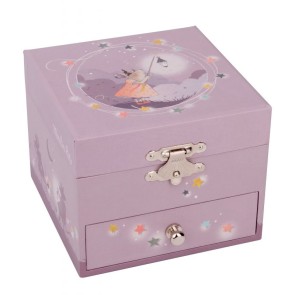 Moulin Roty 711351 juwelendoosje voor meisjes met dansende tovenares muis