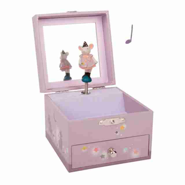Moulin Roty 711351 Muziekdoosje met Dansende Muis tovenares