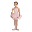 Bloch CL8212 meisjes tutu jurkje kanten rug roze voorkant 
