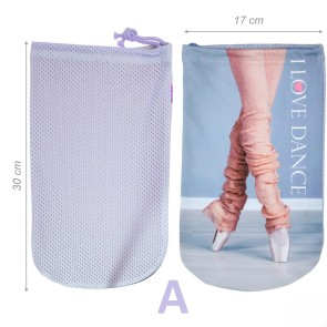 Alista Dancer Basics Alista Spitzen Tasje met Gaas blauw met een koordje