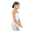 Capezio Princess Camisole Leotard Meisjes wit zijkant