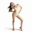 Capezio comfortabele Camisole met Doorzichtige Bandjes Meisjes