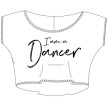 Temps Danse Agile I Am Dames Dans Crop Top patroon