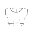 Temps Danse Agile Dans Crop Top patroon