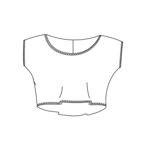 Temps Danse Agile Dans Crop Top patroon