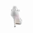 Portdance PD856 Beige Suede dansschoenen goud glitter dames stiletto hak achterkant