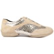 Portdance PD08 Fashion Zilver beige leer dames latinschoen