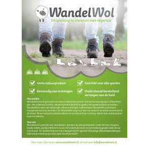 WandelWol Antidruk Schapenwol Teenbescherming voor ballet spitzen 10 gram