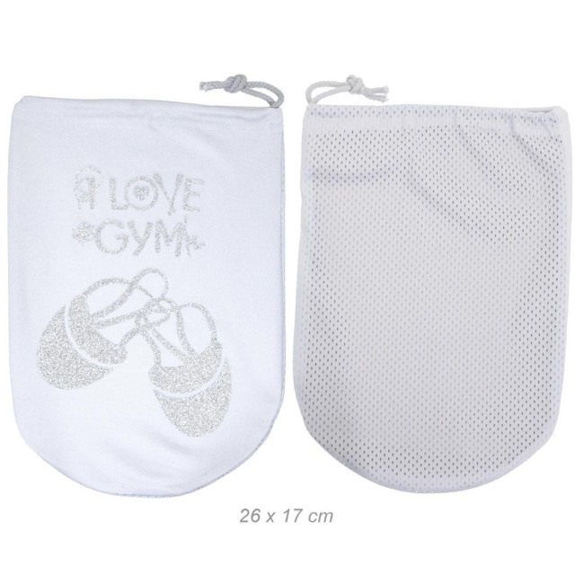 Alista F400215 Ritmisch Gymnastiek Tasje Zilver Glitter