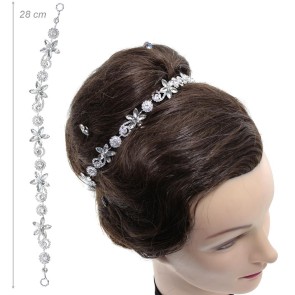 Alista Decoratieve Haarversiering met Strass Bloemen