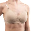 Silky Dance Clear Back Bra Top met Verwijderbare Vulling beige