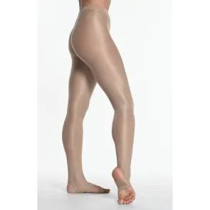 Dansez-Vous S103 shimmery stirrup tights light toast