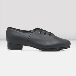 Bloch S0301L jazz tapschoenen voor dames zwart leer mat