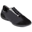Portdance PD 035 zwarte salsa sneaker met danszool