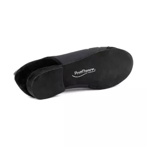 Portdance PD035 zwarte suede dansschoenen met suede zool unisex