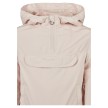 Urban Classics Basic pullover-jas voor meisjes roze