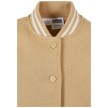 Urban Classics UCK2618 Meisjes College Jack unionbeige/whitesand