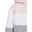 Urban Classics Oversized Driekleurige Hoodie voor meisjes