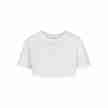 Urban Classics UCK1555 Meisjes T-shirt Kort Kimono wit voor
