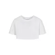 Urban Classics UCK1555 Meisjes T-shirt Kort Kimono wit voor