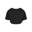 Urban Classics UCK1555 Meisjes T-shirt Kort Kimono zwart achter