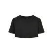 Urban Classics UCK1555 Meisjes T-shirt Kort Kimono zwart voor