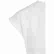 Urban Classics UCK2983 Meisjes T-shirt van Biologisch Katoen wit kapmouw