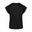 Urban Classics UCK2983 Meisjes T-shirt van Biologisch Katoen zwart achterkant