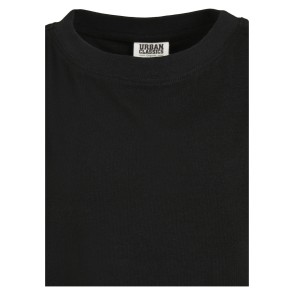 Urban Classics UCK2983 Meisjes T-shirt van Biologisch Katoen zwart ronde hals