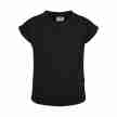 Urban Classics UCK2983 Meisjes T-shirt van Biologisch Katoen zwart voorkant