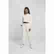 Urban Classics TB4563 Dames Cargo-joggingbroek met Hoge Taille wit