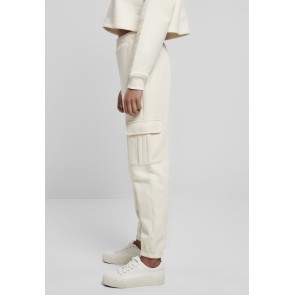 Urban Classics TB4563 Dames Cargo-joggingbroek met Hoge Taille zijkant