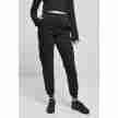 Urban Classics TB4563 Dames Cargo-joggingbroek met Hoge Taille zwart voorkant