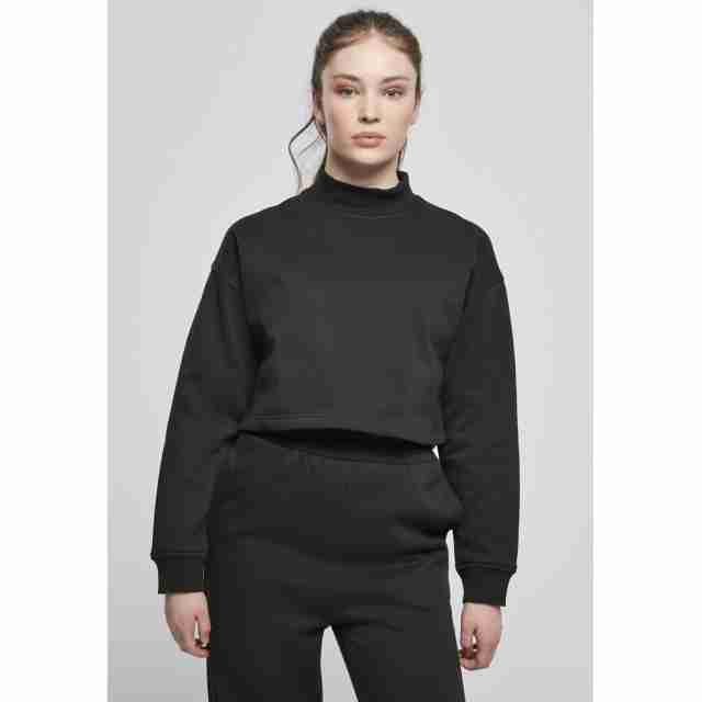 Urban Classics TB4560 Dames Korte Trui met Hoge Kraag