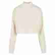 Urban Classics Dames Cropped Oversized Sweat High Neck Crew