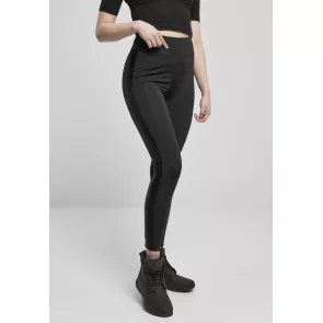 Urban Classics TB4556 Dames Legging met hoge Taille en glanzende Strepen