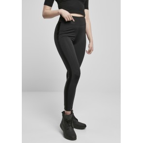 Urban Classics TB4556 Dames Legging met hoge Taille en glanzende Strepen
