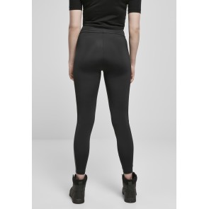 Urban Classics Dames Legging met hoge Taille en glanzende Strepen