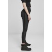 Urban Classics Dames Legging met hoge Taille en glanzende Strepen