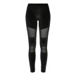 Urban Classics Dames Velvet Tech Mesh Leggings