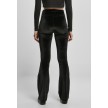 Urban Classics Dames High Waist Velvet Boot Cut Leggings