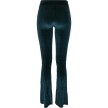 Urban Classics Dames High Waist Velvet Boot Cut Leggings