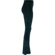 Urban Classics Dames High Waist Velvet Boot Cut Leggings
