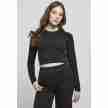 Urban Classics Dames Organic Cropped Longsleeve